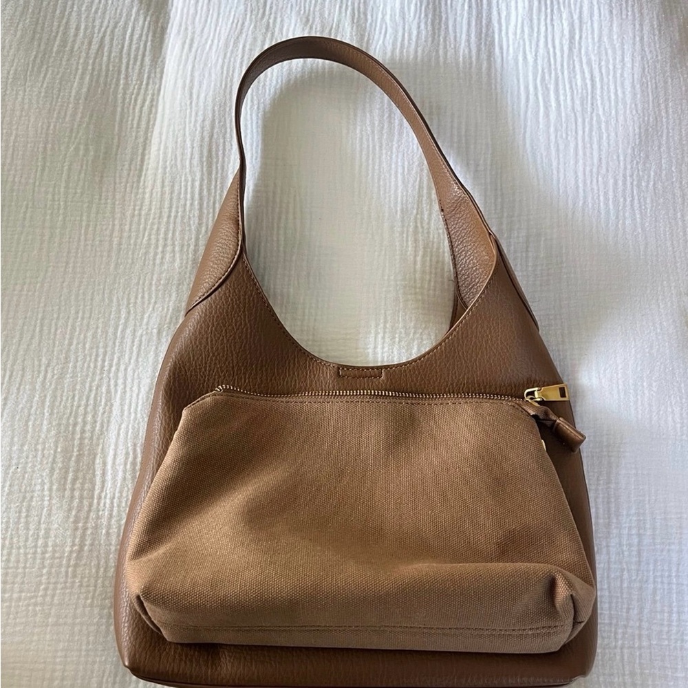 Rachel Zoe Tan Leather Shoulder Bag - Picture 7 of 7